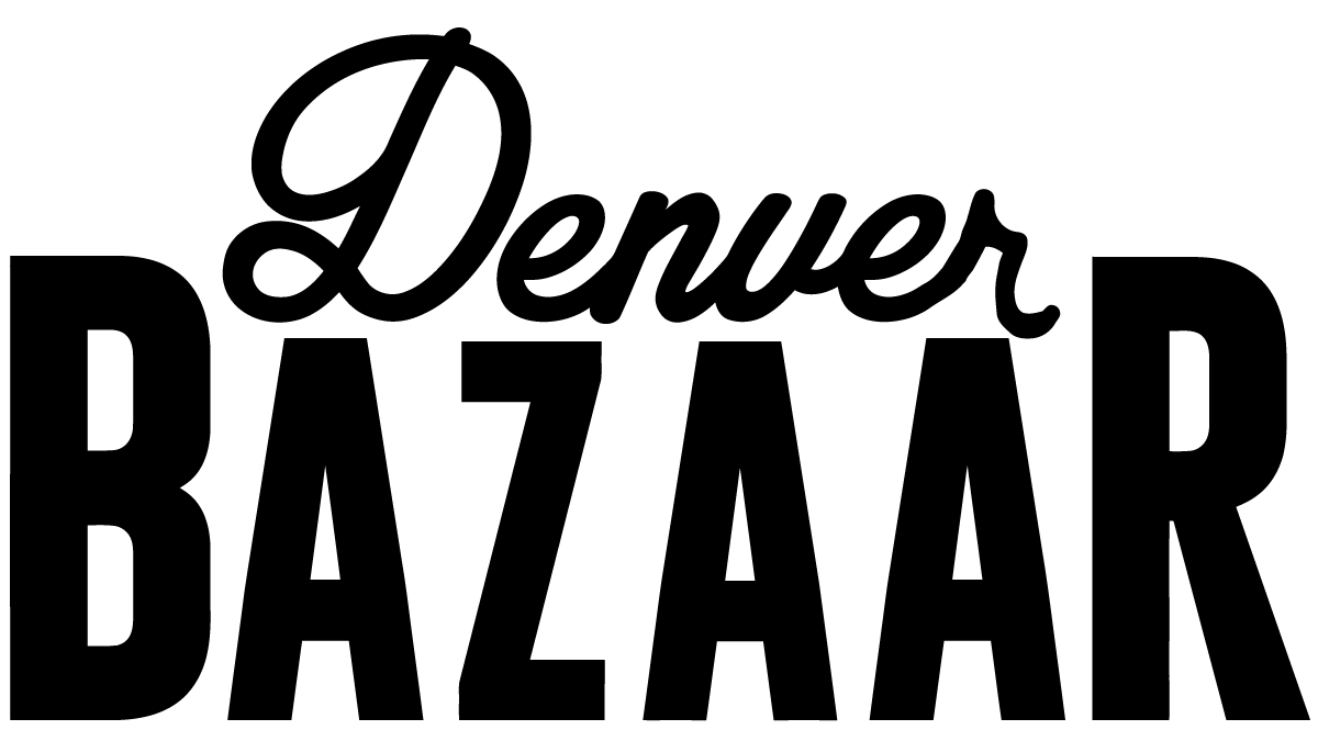 Denver BAZAAR logo, black